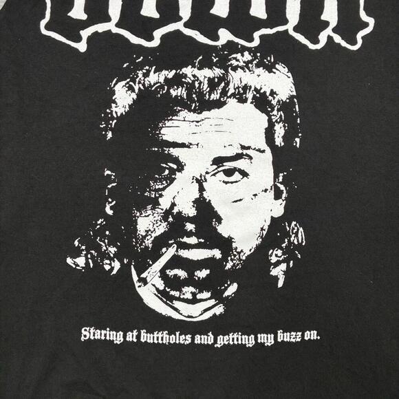 Vintage Kenny Powers Eastbound And Down Shirt Men’s XS Black Cut Off HBO Y2K - Picture 2 of 7